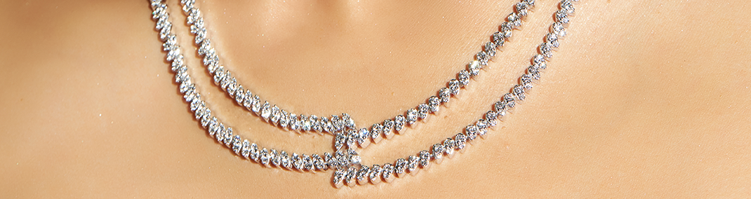 Buy Captivating Lab Diamond Necklace Collection Online at Best Price Amal Jewels