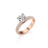 Solitaire Eternity Band