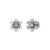 Whispering Lily Luxury Silver Earrings