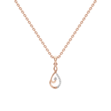 Musical Muse Silver and Diamond Pendant with Chain
