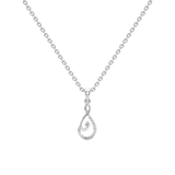 Musical Muse Silver and Diamond Pendant with Chain