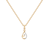 Musical Muse Silver and Diamond Pendant with Chain