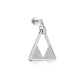 Triangular Diamond Earrings