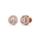 Spiral Halo Earrings