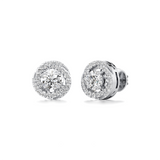 Spiral Halo Earrings