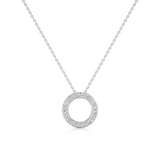 Spiral Pavé Diamond Pendant without Chain