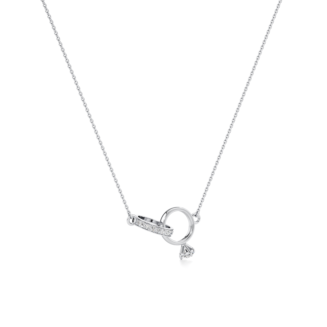 Engagement Pendant with Chain