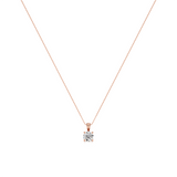 Solitaire Diamond Pendant without Chain