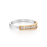 White & Yellow Gold Ring