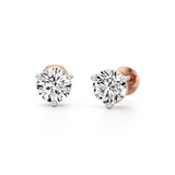 Classic 1 Carat Solitaire Earring