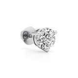 Classic 2 Carat Solitaire Earring