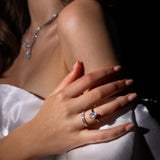 Eternal Teardrop Ring