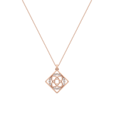 Diamond Orbit Serenade Luxury Pendant with Chain Silver Jewellery