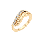 Embraced Wave Ring