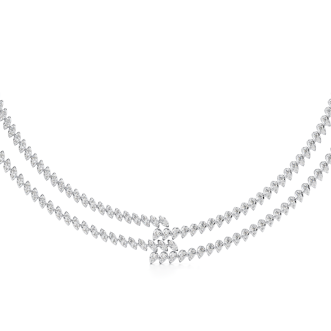Aisha Uncut Diamond Necklace