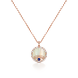 Evil Eye Diamond Pendant without Chain