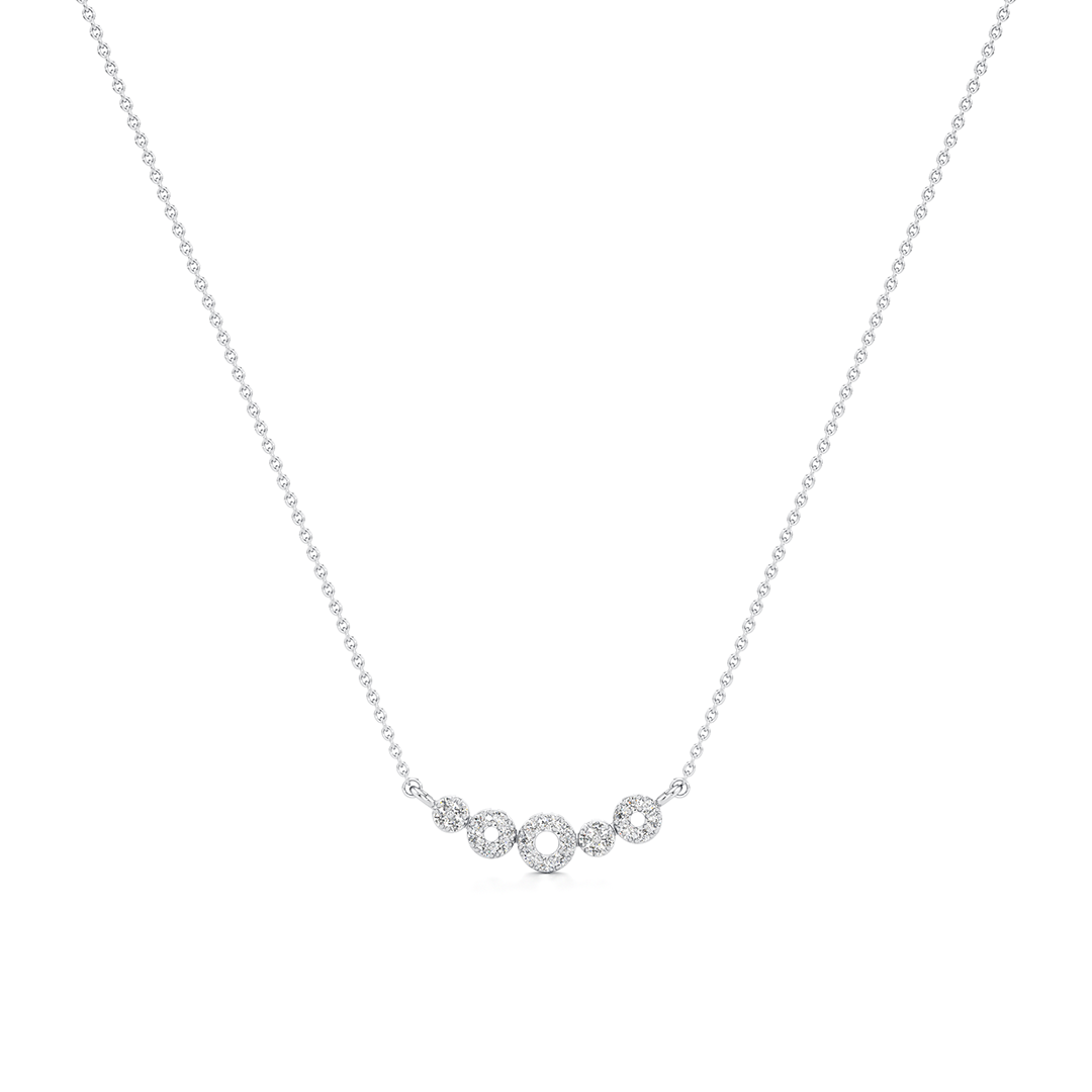 Diamond Leaf Chevron Necklace | Wedding Bands & Co. Chicago