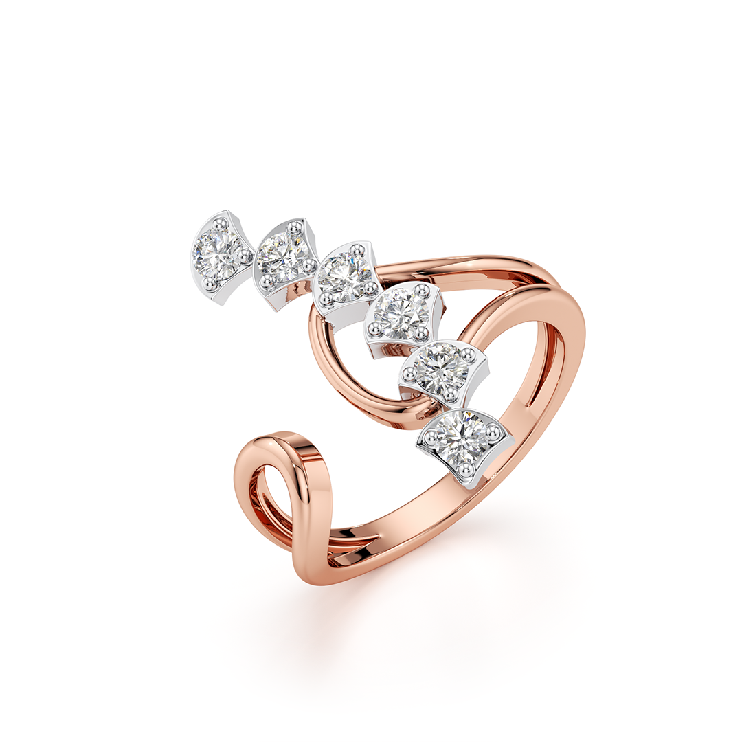 1/10 ct. tw. Diamond Open Heart Ring | 14K yellow Gold | Size 5 | Helzberg  Diamonds - Yahoo Shopping