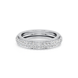 Double Line Classic Diamond Ring