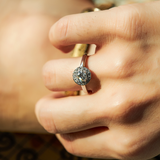 Solitaire Halo Ring